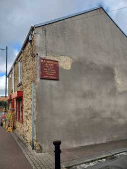 Garnham Pet Supplies, 85-87 Front Street, Sacriston, South Wall © DCC 05/03/2022